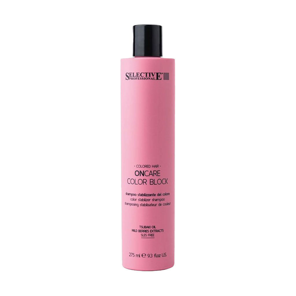 Шампунь Selective Professional OnCare Color Block Color Stabilizer Shampoo для захисту кольору волосся, 275 мл